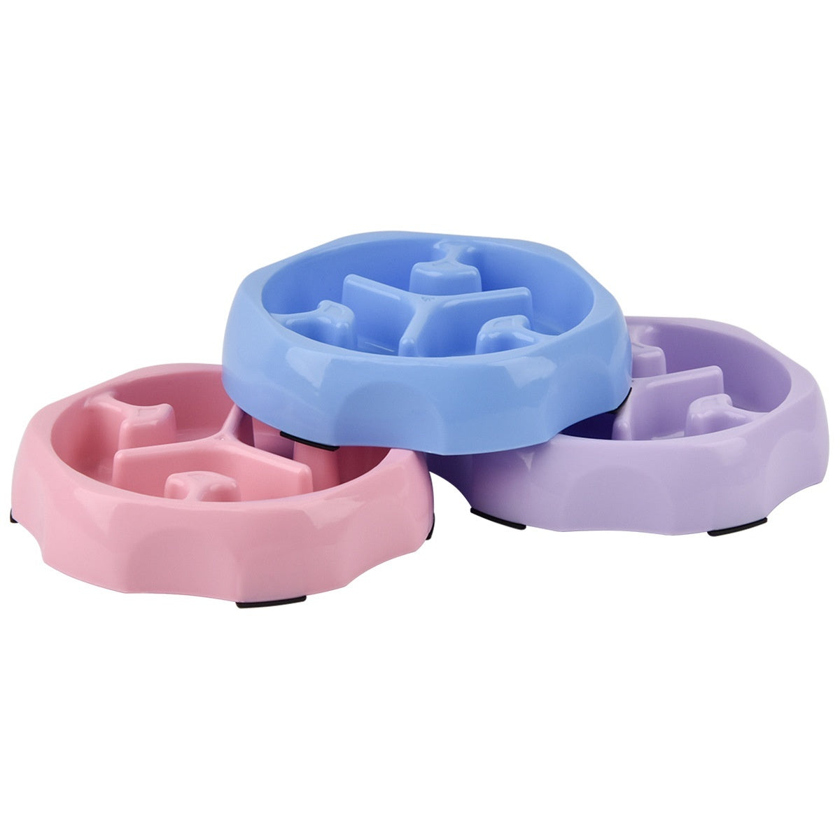 Round Slow Feeding Bowl Pet Supplies Slow Food Basin