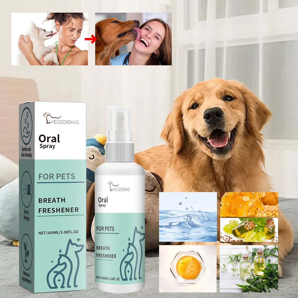 Pet Mint Breath Spray: Dog Fresh Oral Cleaning Spray