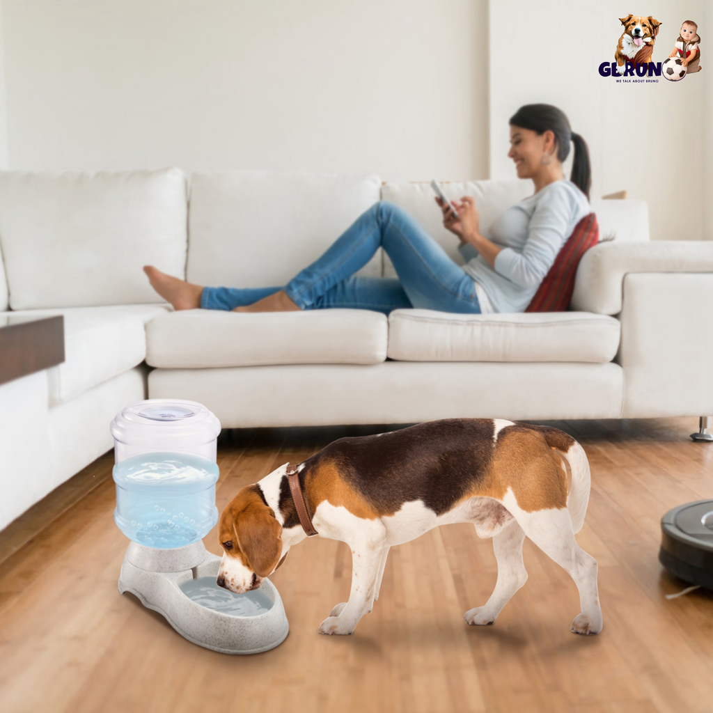 3.5L/1Gal Pet Water Dispenser Self-Dispensing Gravity Pets Water Feeder Automatic Pet Waterer Cat Dog - Majestic Pet Kingdom