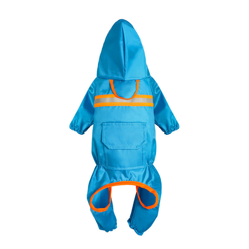 Pet Reflective Raincoat Pet Clothes Pet - Majestic Pet Kingdom