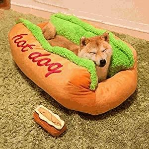Hot Dog Shaped Pet Bed | Purrfect Pet Kingdom