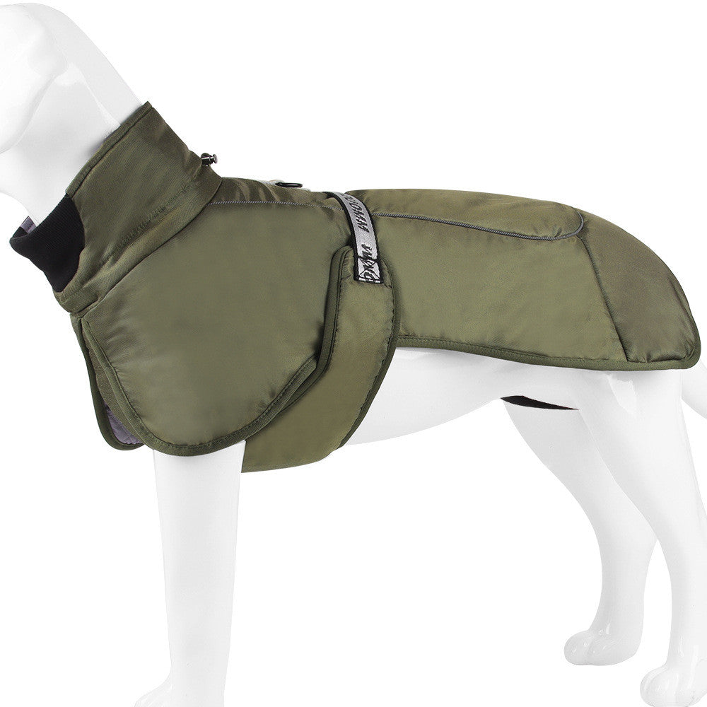 New Dog Clothes Cloak Style Thickened And Warm Pet Keeping Warming Clothes With Reflective Warmth Pet Supplies - Majestic Pet Kingdom