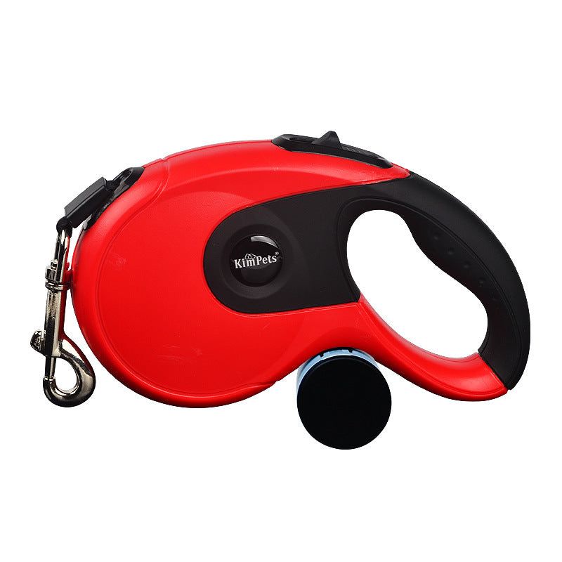 Dog Automatic Leashes Retractable One Button Break Lock Soft Hand Grip - Majestic Pet Kingdom