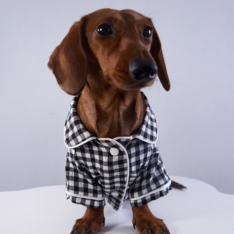 British Style Pajamas For Dogs And Cats - Premium Pet Accessory
