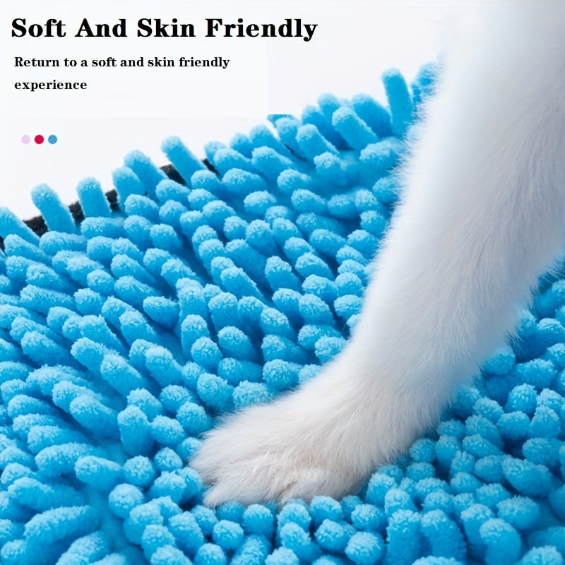 Microfiber Quick-Drying Pet Towel with Pockets - Majestic Pet Kingdom