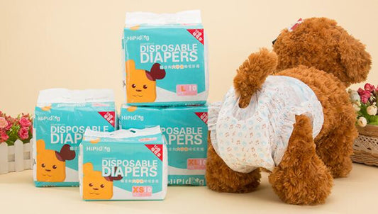 Dog Diapers Disposable Leak-Proof Female Male Wraps 10-Pack