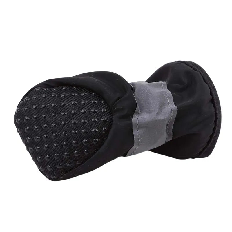 Waterproof Pet Boots: Anti-Slip Snow Shoes (4-Pack) - Majestic Pet Kingdom