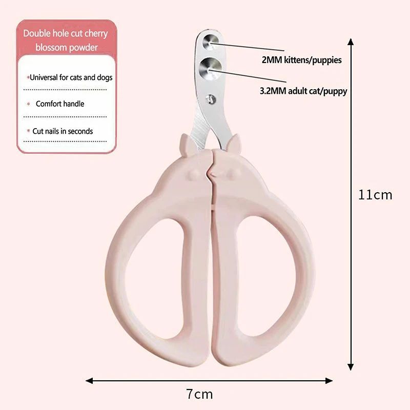 Cute Ergonomic Pet Nail Clipper & Scissor