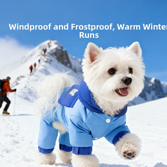 New Winter Down Jackets For Dogs, Bichon Schnauzer Small And Medium-sized Dogs, And Four-legged Pet Clothes For Cats To Keep Warm In Winter | Purrfect Pet Kingdom