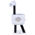 43-Inch Lamb-Shaped Cat Tower with 2-Door Rattan Condo for Indoor Kittens - Majestic Pet Kingdom