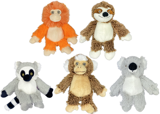 Multipet Minipet Bark Buddies - Assorted Animals (6")