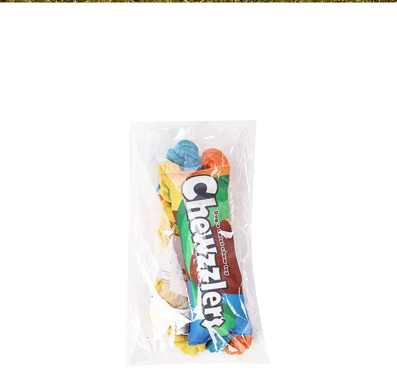 Dog Cotton Chew Rope: Braided Teeth Cleaning Toy