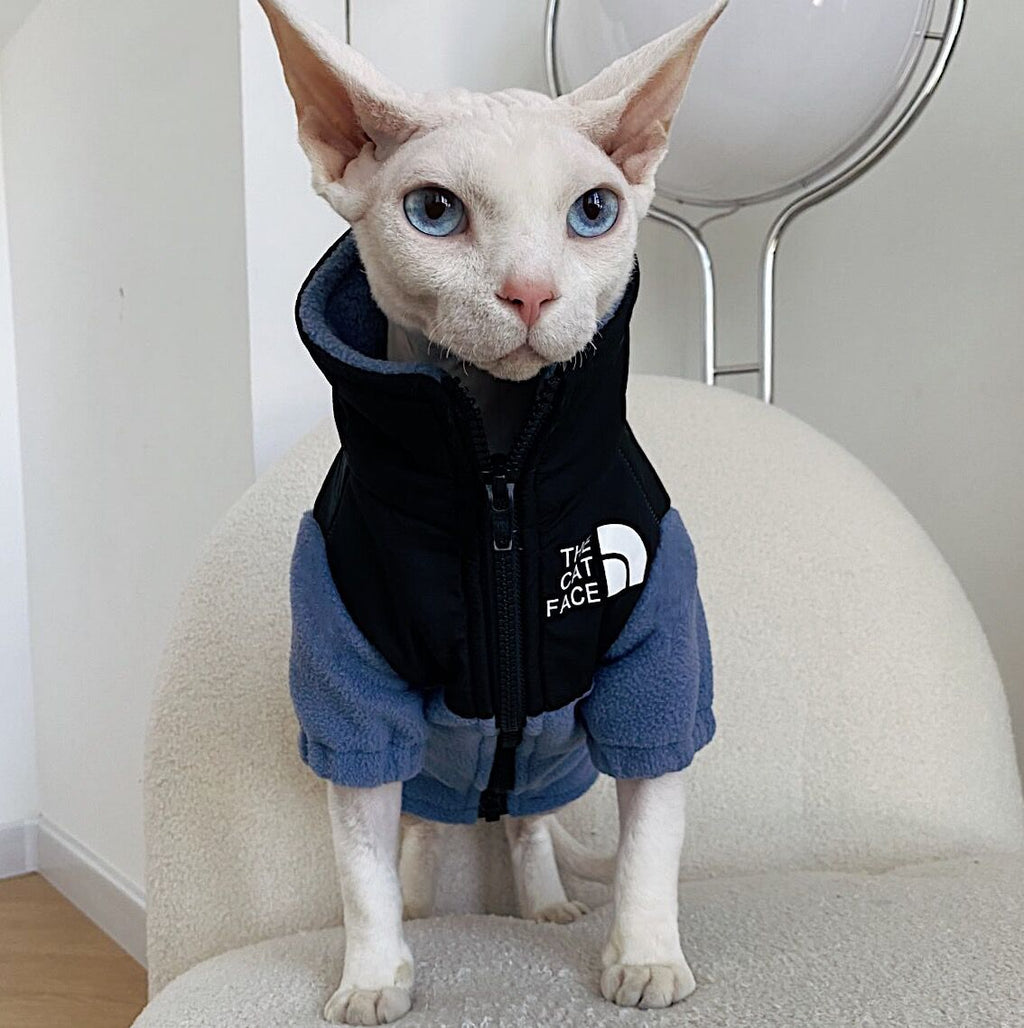 Hairless Cat Clothes Warm Pet Cat Clothes - Majestic Pet Kingdom