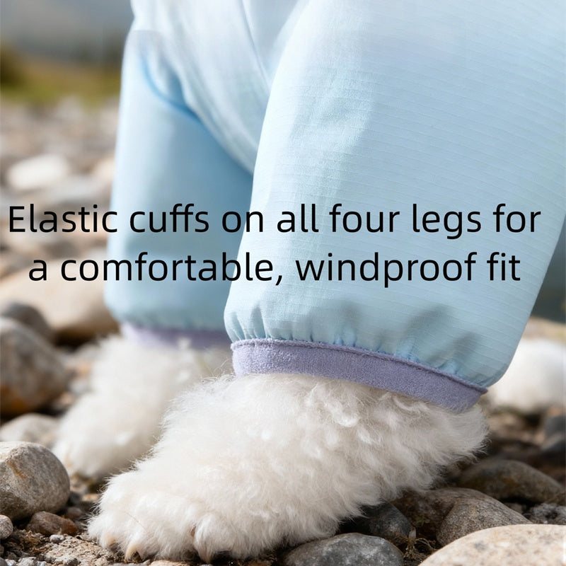 Winter Three-in-one Anti-collision Color Fleece Jacket For Small And Medium-sized Dogs, Bichon Frise Windproof High-end Four-legged Pet Clothing - Majestic Pet Kingdom