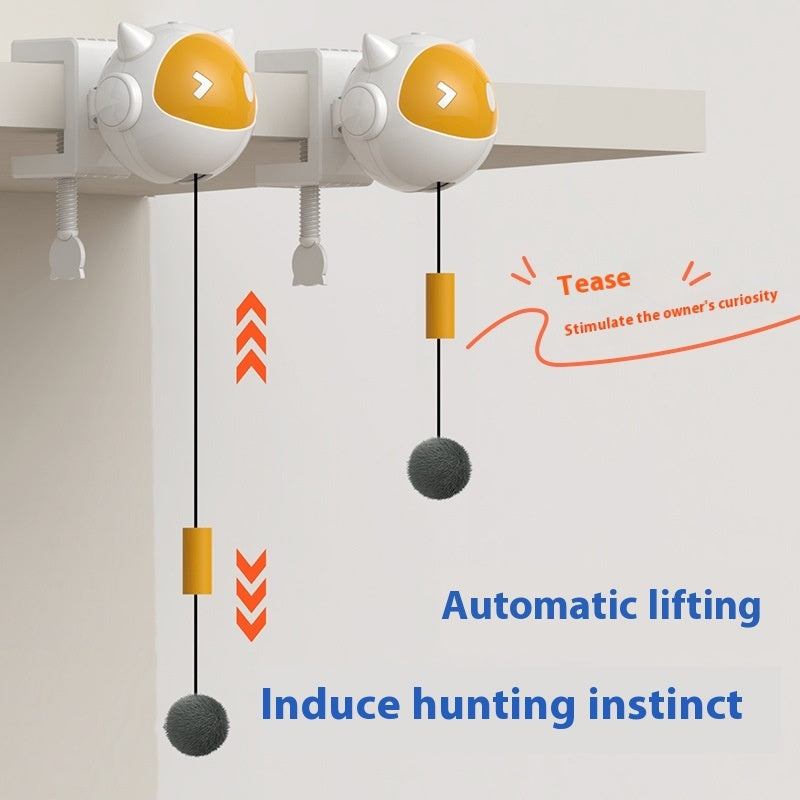 Cat Toy Electric Automatic Lifting Telescopic String Ball Play - Detail Angle 2 | Majestic Pet Kingdom