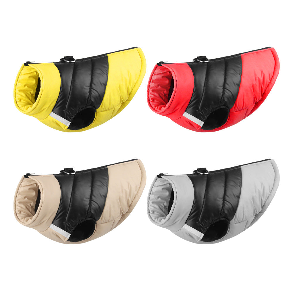 Pet Clothing Waterproof Reflective Dog Clothes Warm - Majestic Pet Kingdom