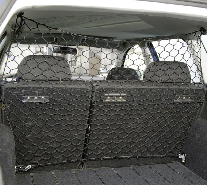 Dog Car Barrier Mesh Safety Isolation Net Fence for SUV Trunk - Detail Angle 2 | Majestic Pet Kingdom