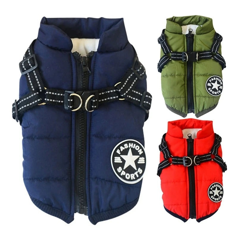 Pet Dog Clothes For Small Dogs Winter Warm Dog Hooded Coat Jackets Chihuahua Pug Outfits Puppy Cat Clothing - Majestic Pet Kingdom