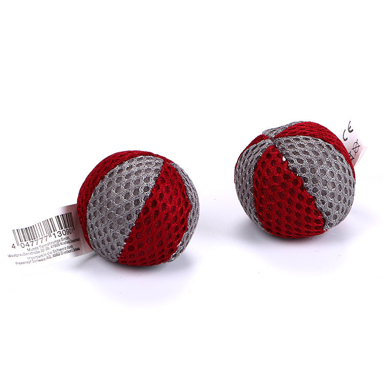 Mesh cloth catnip cat toy ball