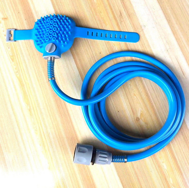 Pet Bathing Tool Pet Dog Convenient Clean Water Pipe Spray Nozzle Strap - Purrfect Pet Kingdom™