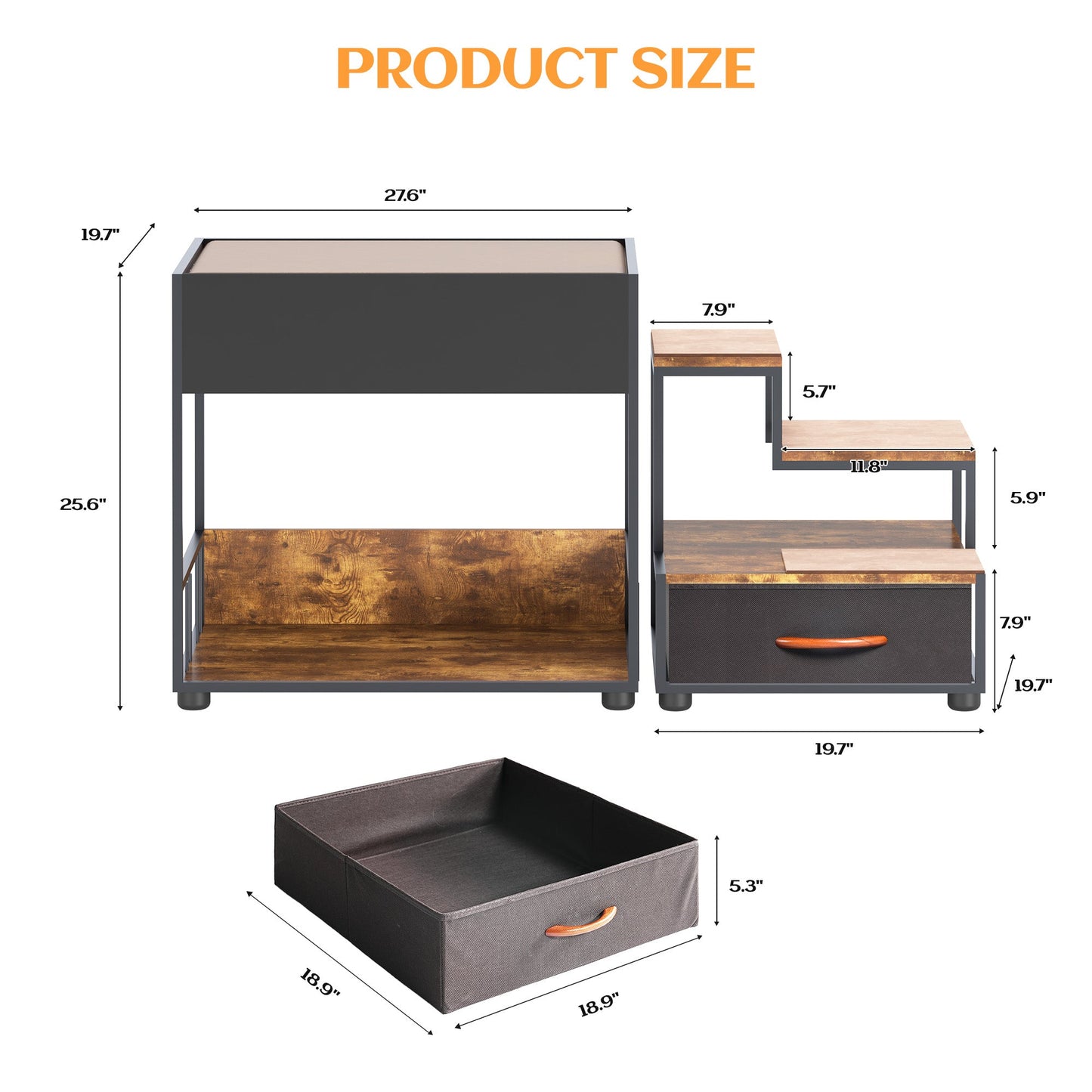 Dog Bed Multi-Level Elevated Window Perch Bunk Bed with Steps - Detail Angle 3 | Majestic Pet Kingdom