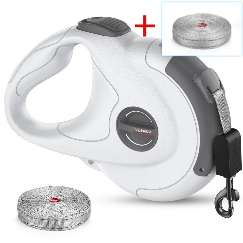 Reflective Retractable Dog Leash - Outdoor Pet Walking