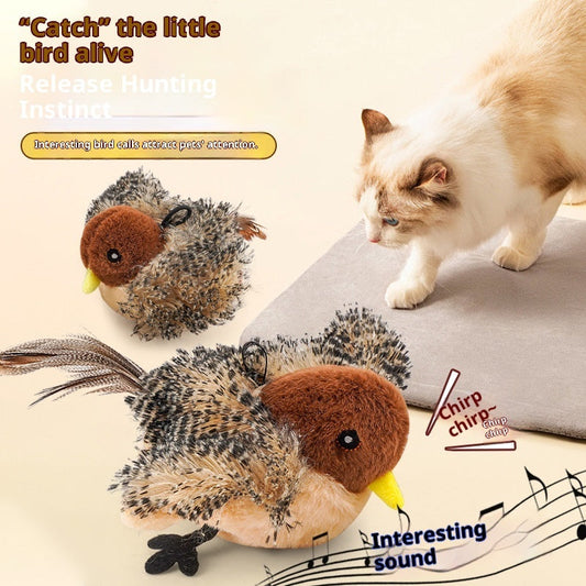 Inductive Magpie Cat Self-Entertaining Plush Smart Toy | Purrfect Pet Kingdom