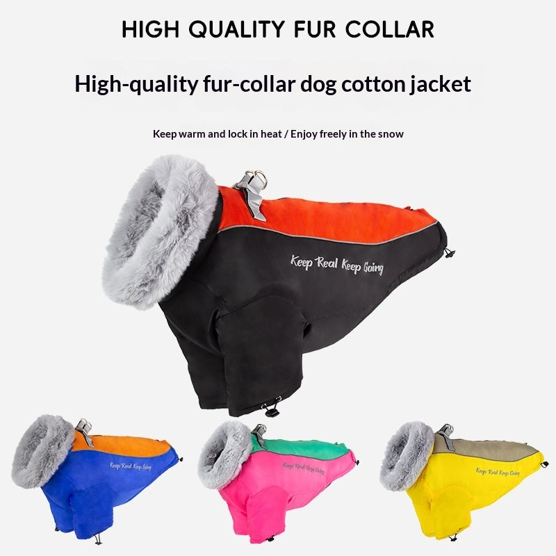 Thickened Two-legged Windproof Dog Coat Warm For Large Dogs - Premium Pet Accessory