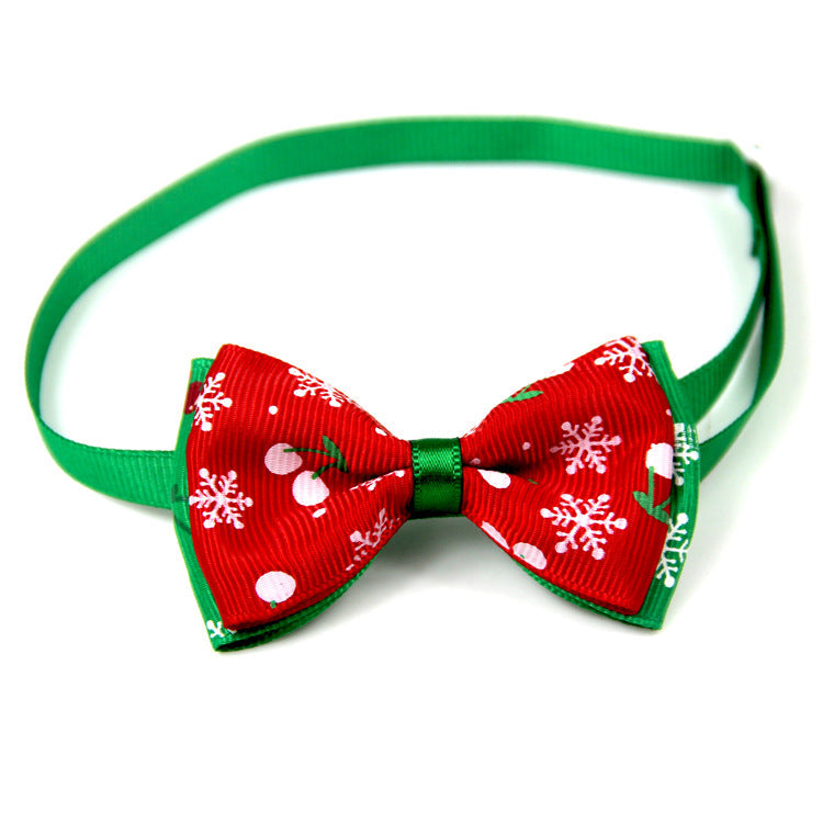 Majestic Pet Kingdom - 1 Pieces Cute Christmas Pet Supplies Handmade Ribbon Dog Bow Ties 8 Colors Cat Neck Tie Dog Accessories View 5