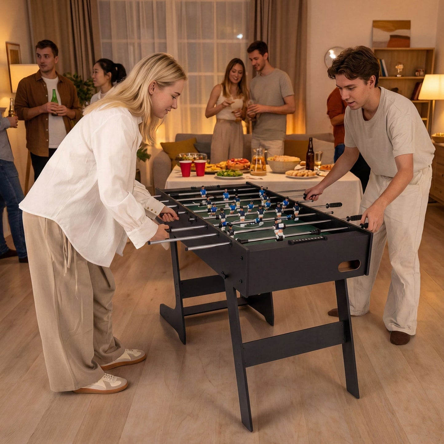 48 Inch Folding Foosball Table - Competition Size