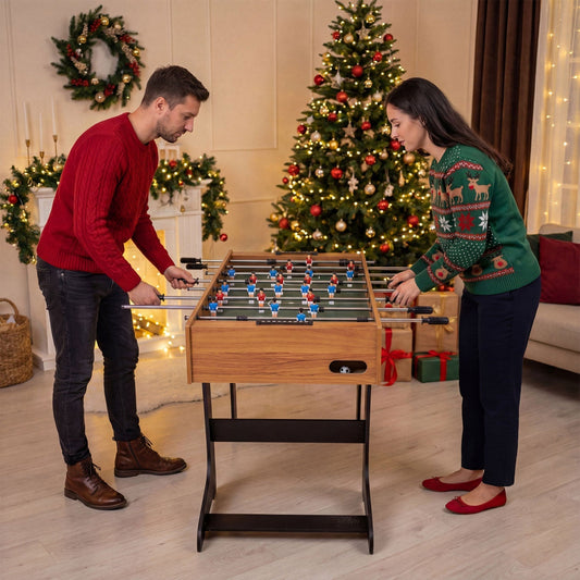 Foosball Table 48-Inch Foldable Competition Size Game Unit - Detail Angle 2 | Majestic Pet Kingdom