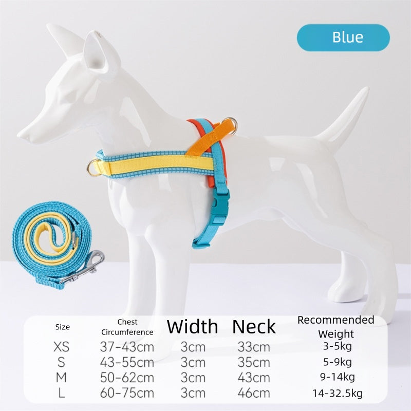 Dog Harness Leash Set No-Pull Walking Chest Strap | Purrfect Pet Kingdom