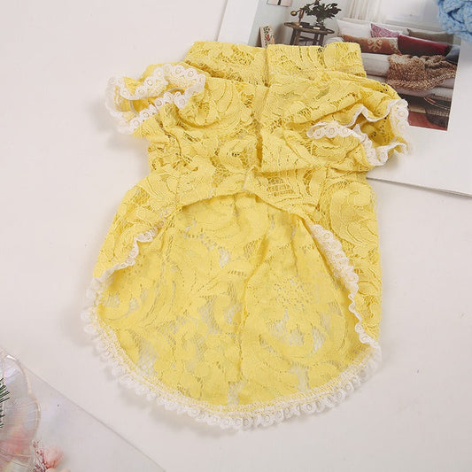 Dog Princess Skirt: Cute Small Pet Lace Dress Apparel | Purrfect Pet Kingdom