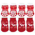 Anti-Slip Pet Socks: Warm Winter Booties (8-Pack) - Majestic Pet Kingdom