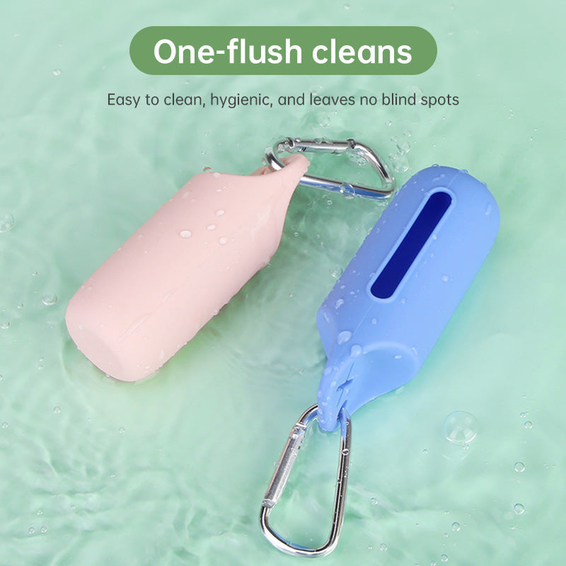 Silicone Poop Bag Holder: Portable Dispenser Case - Majestic Pet Kingdom