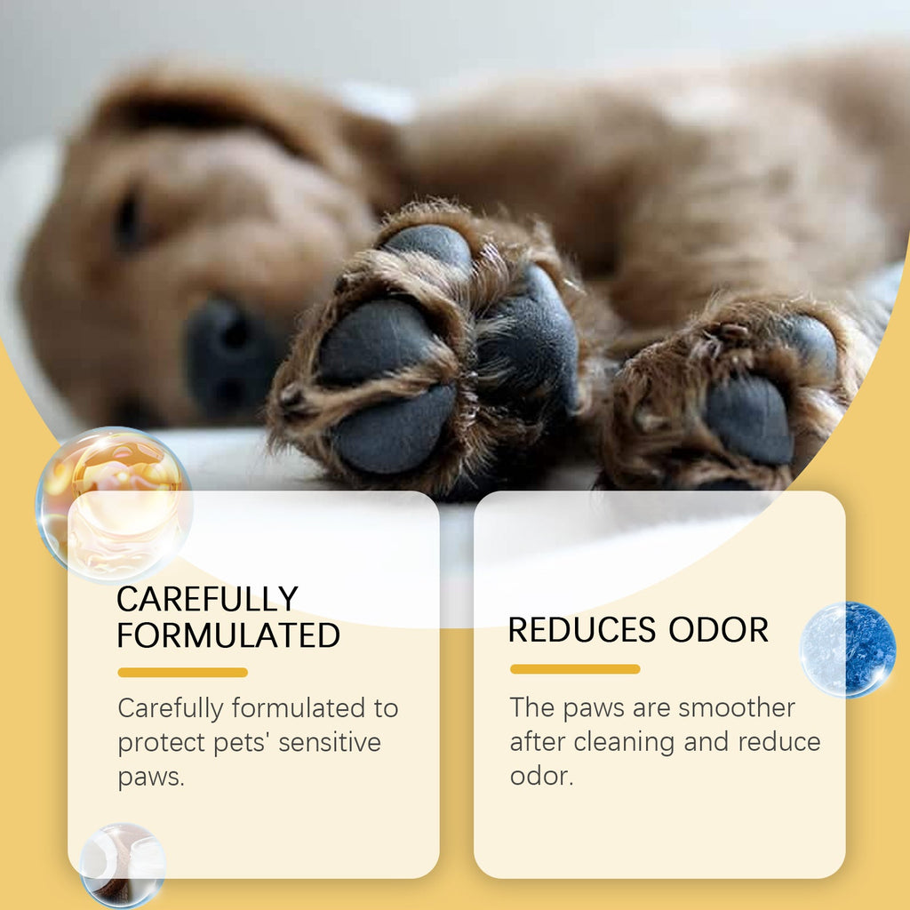 Pet Paw Foam Cleaner: Moisturizing Foot Wash for Pets