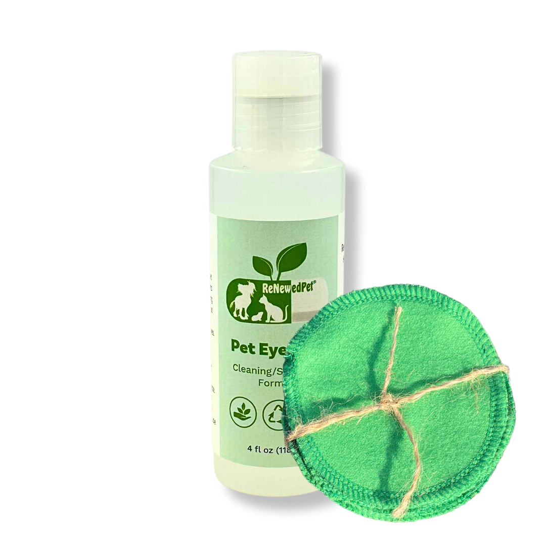 Pet Eye Wash Natural Sterile Cleansing Solution Drops 4oz - Detail Angle 2 | Majestic Pet Kingdom