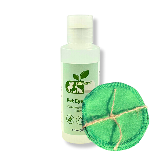 Pet Eye Wash Natural Sterile Cleansing Solution Drops 4oz