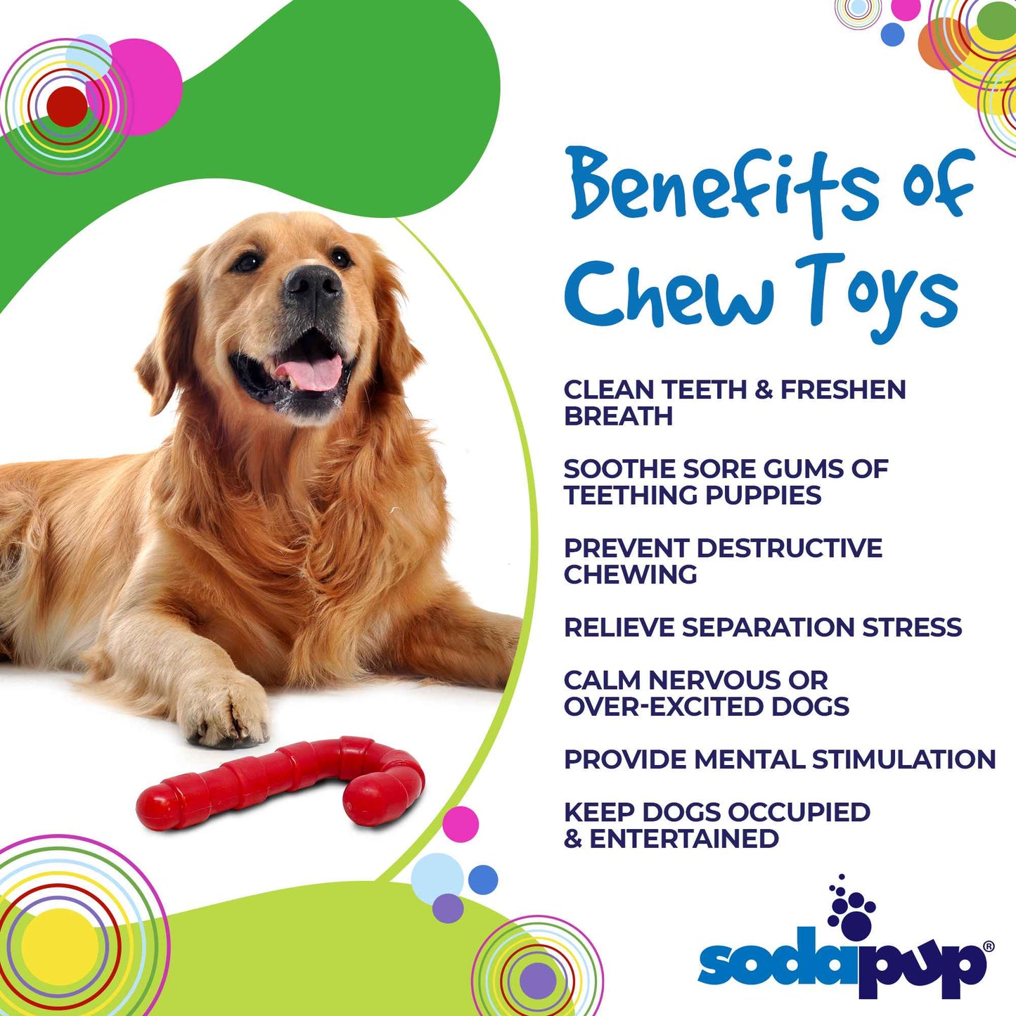 Dog Chew Toy Candy Cane Holiday Nylon Aggressive Chewers USA - Detail Angle 3 | Majestic Pet Kingdom