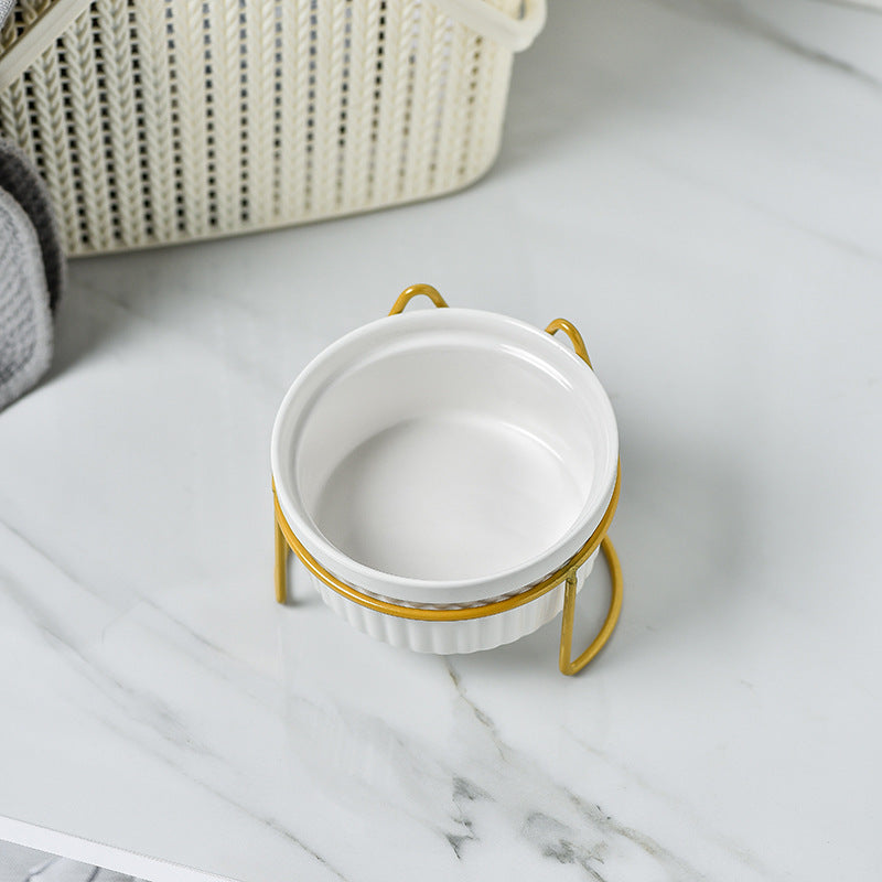 Protect Cervical Spine And High Feet Drinking Water Pet Bowl