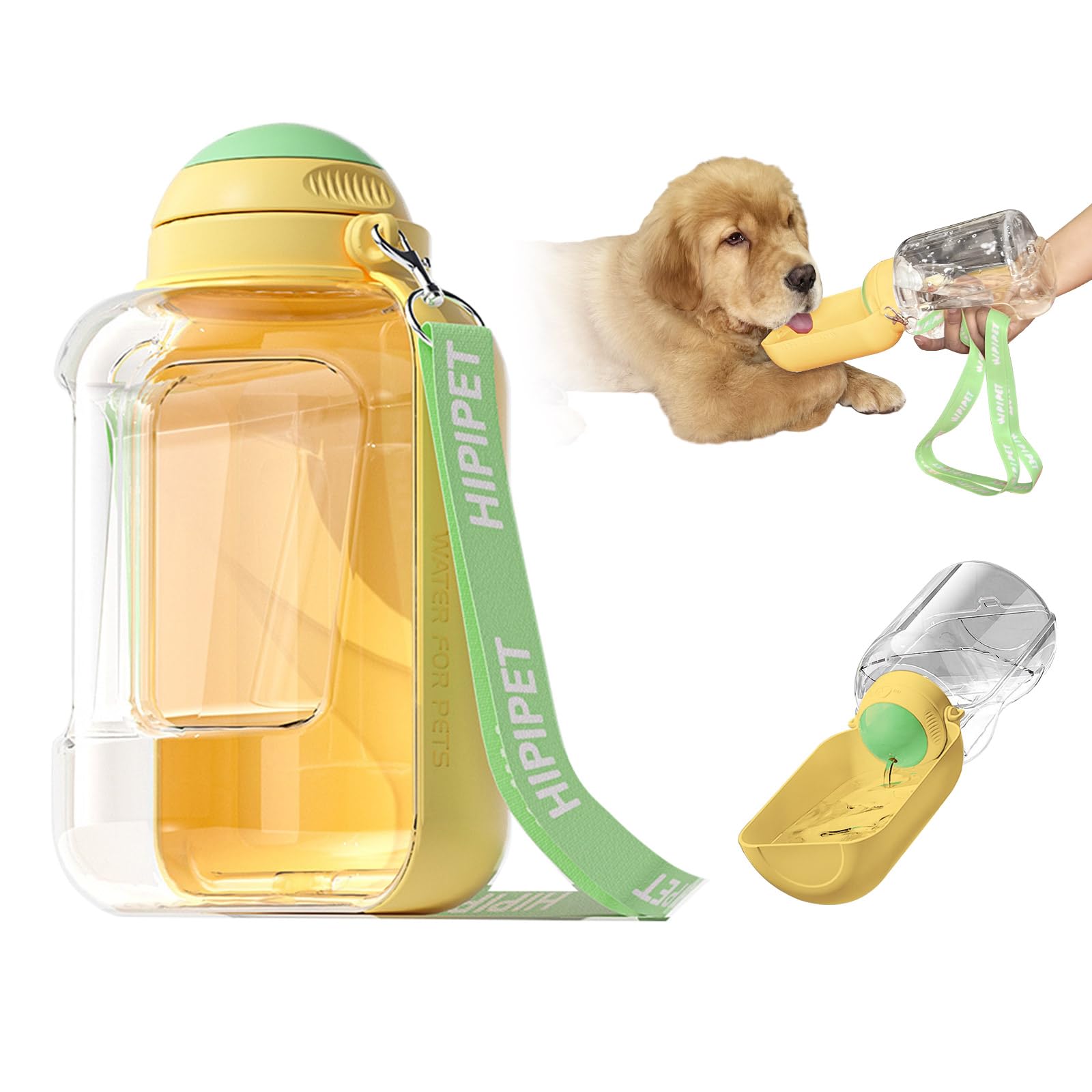 2 In 1 Dog Large Capacity Pets Out Drinking Pot Cat Water Dispenser Portable Water Cup Water And Food Integrated Bowl Pet Products - Majestic Pet Kingdom