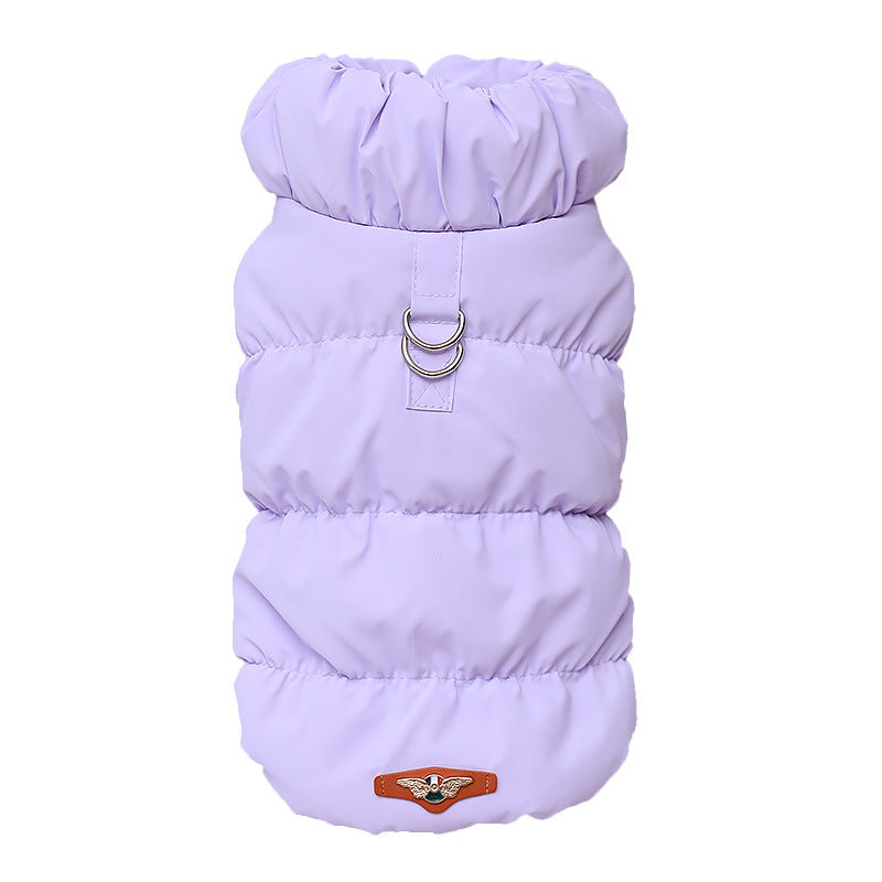 Dog Clothes Vest Warm Cotton With Buckle - Majestic Pet Kingdom