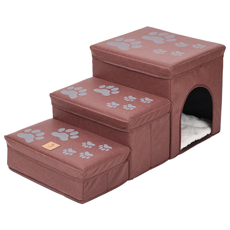Multifunctional Pet Stairs Bed & Puppy Ladder