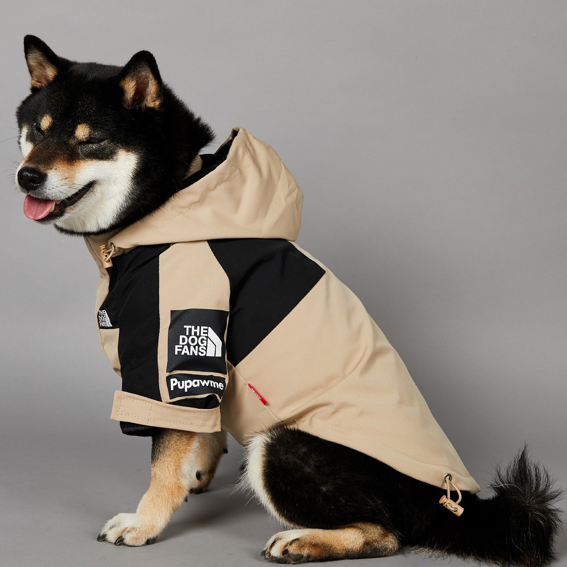 Khaki Dog Pet Shell Jacket - Majestic Pet Kingdom
