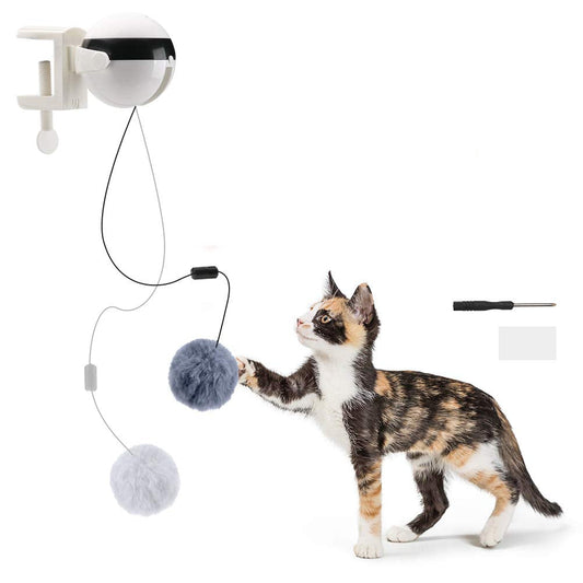 Cat Toy Automatic Lifting Motion Interactive Teaser Ball String