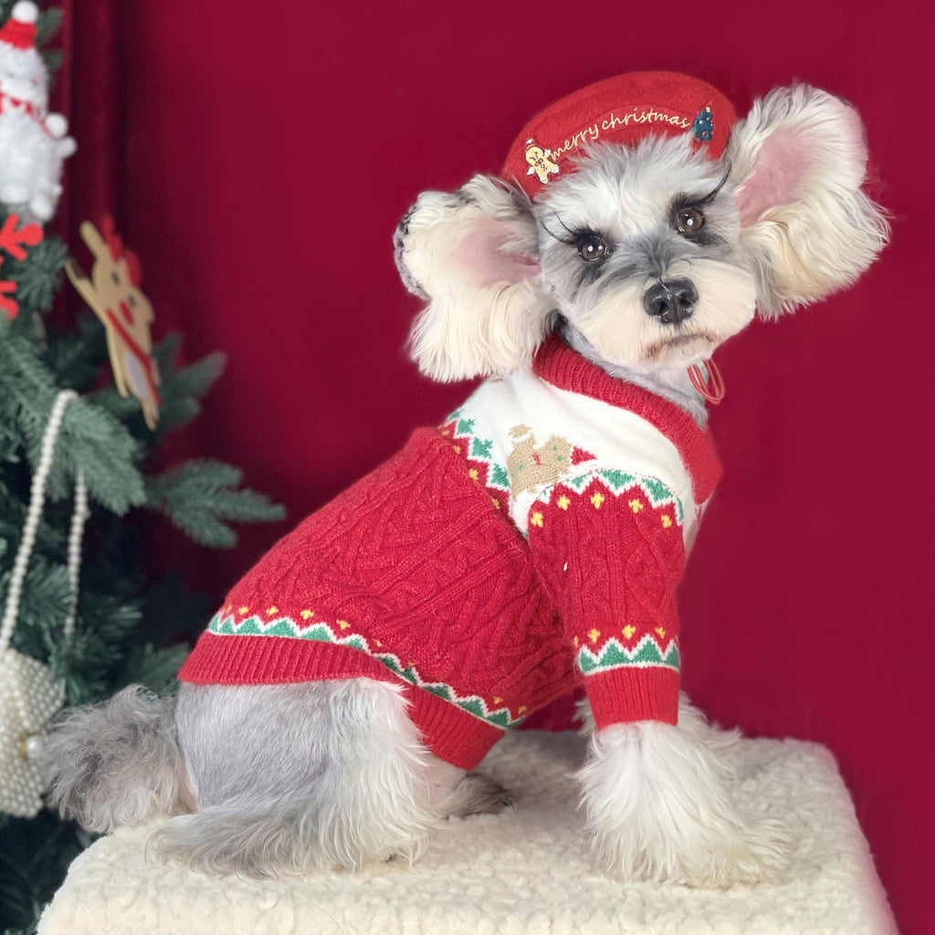 Christmas-style Hat For Pets