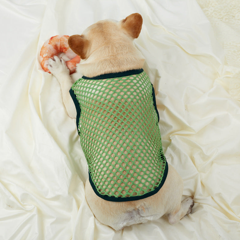 Hollow Mesh Dog Vest Clothing - Majestic Pet Kingdom