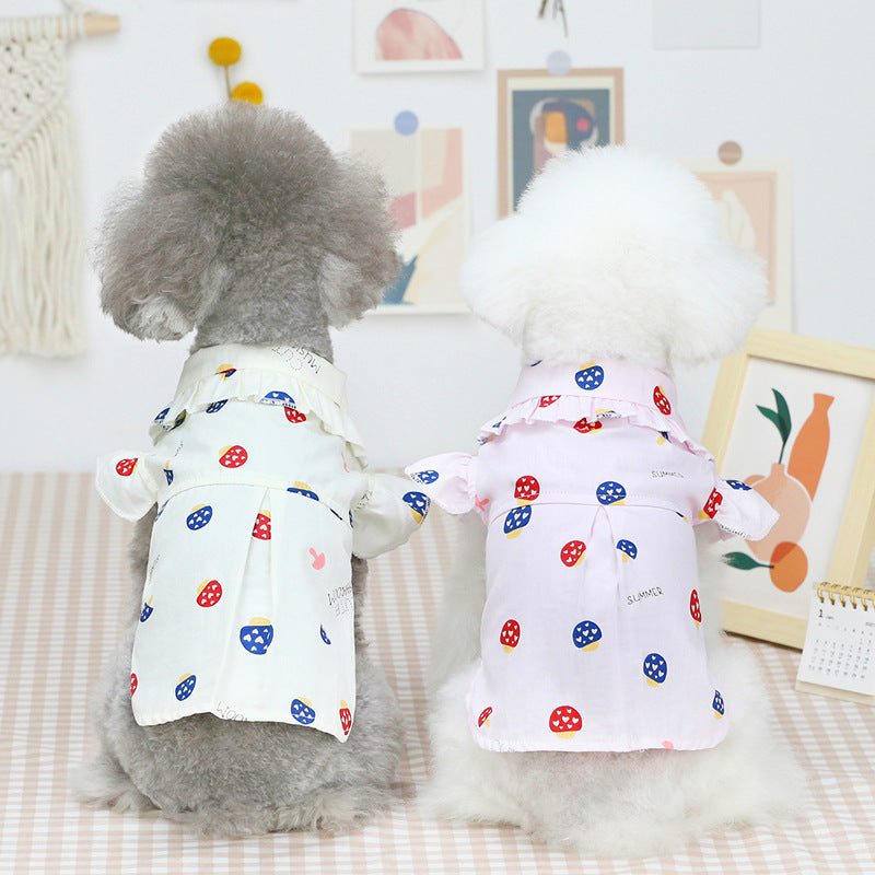 Pet Clothes Puppy Clothes Thin Pet Clothes - Majestic Pet Kingdom