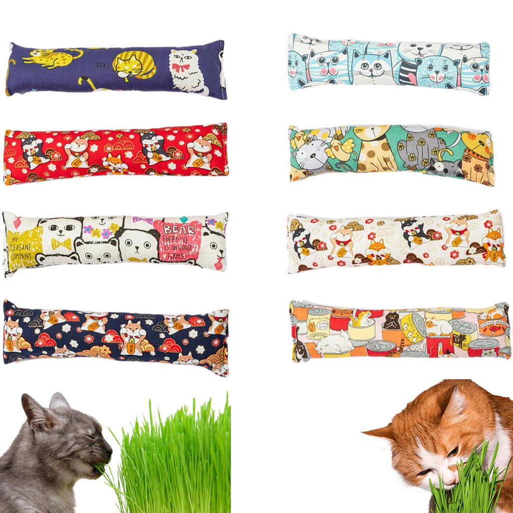 Creative Catnip Pillow Cat Teaser Toy Cat Pillow Pet Supplies Bite Grinding Claw Cross-border Amazon Hot