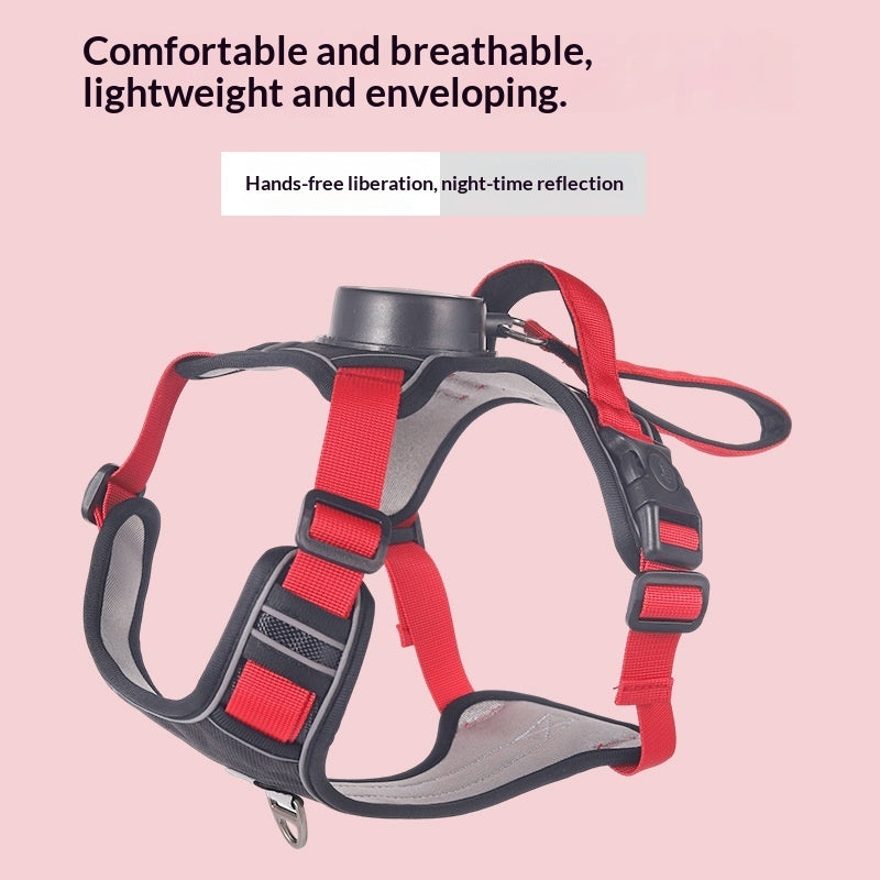 Automatic Retractable Leash And Harness - Majestic Pet Kingdom